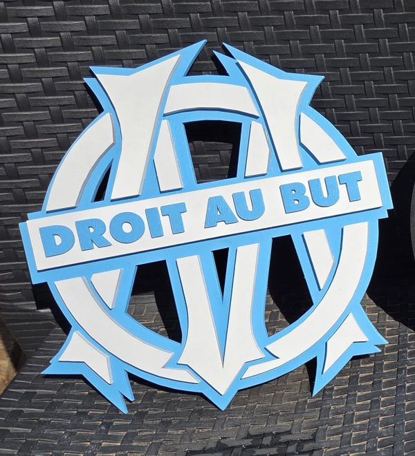 Blason OM multicouche "sans cadre" – Image 3