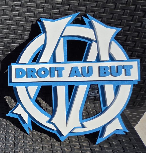 Blason OM multicouche "sans cadre" – Image 2