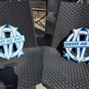 Blason OM multicouche "sans cadre"