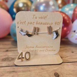 Porte billets anniversaire