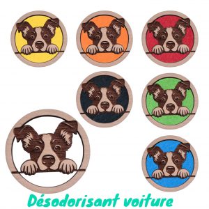 Désodorisant voiture chien Border Collie 2