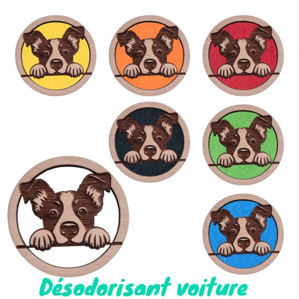 Désodorisant voiture chien Border Collie 2