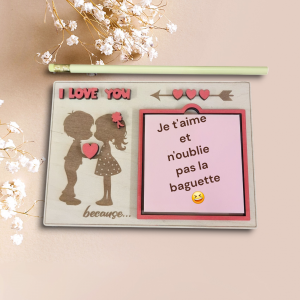 Bloc notes "AMOUREUX"