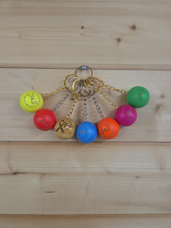 Porte-clés cochonnet personnalisé de diverses couleurs