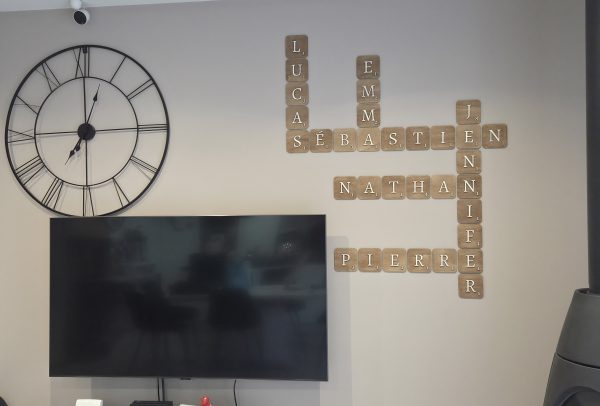 Lettre scrabble mural