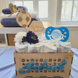Panier de Naissance Personnalisé version OM