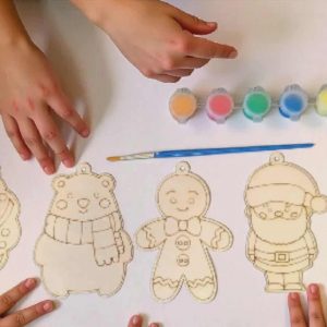 Set de sujets de Noël à peindre