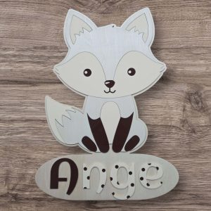 Tableau personnalisé enfant « Mon petit renard »