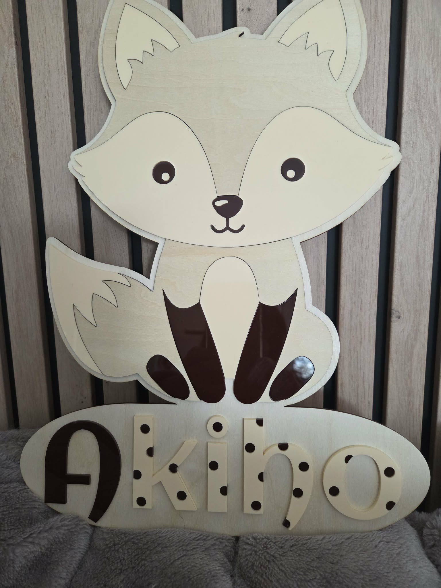 Tableau personnalisé enfant « Mon petit renard » – Image 3