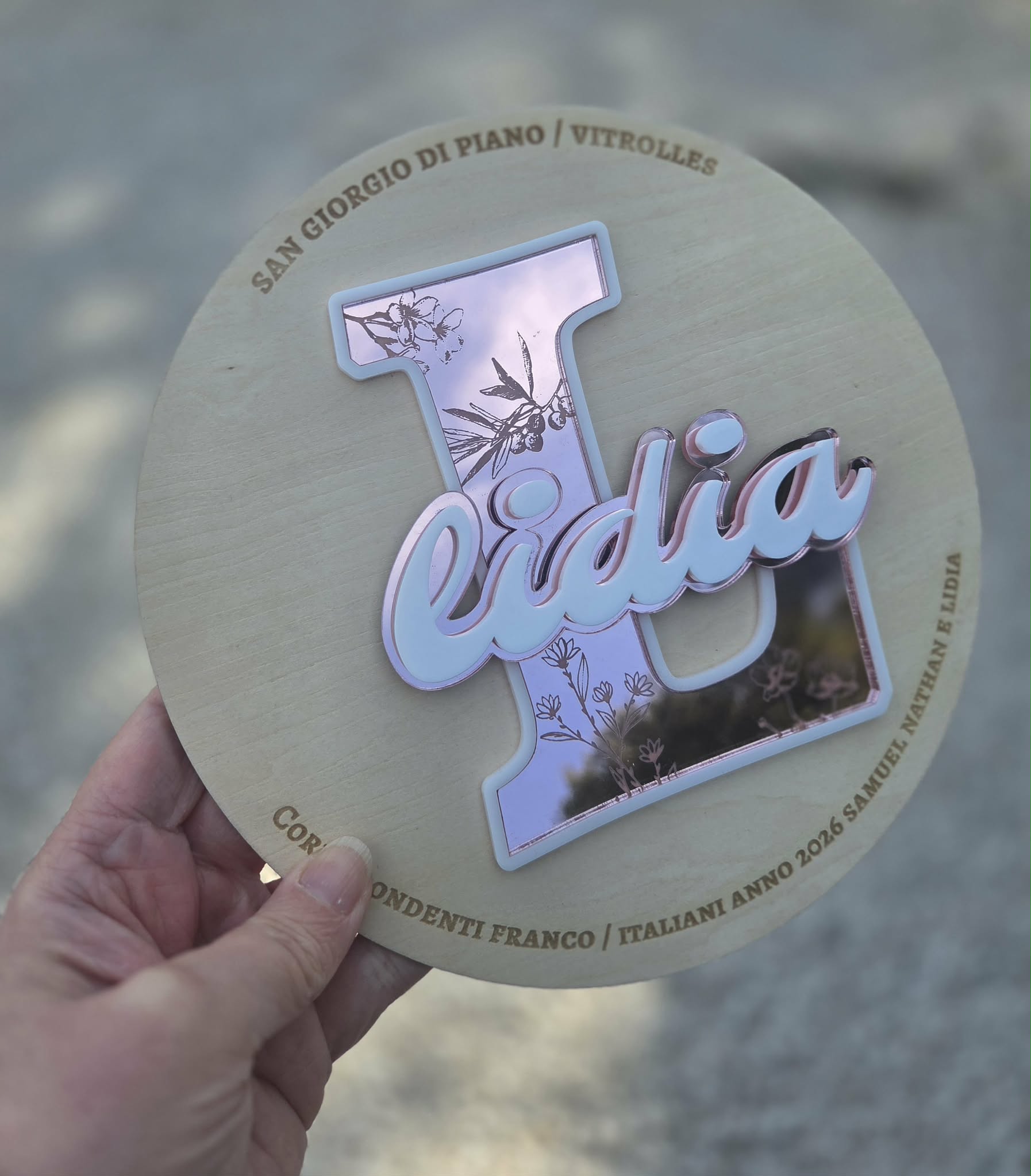 Plaque Souvenir Gravé – Image 2