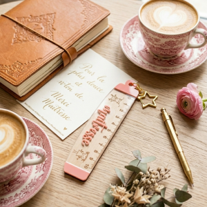 ✨ Porte-clé Règle Personnalisé « Maîtresse »