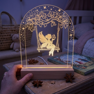 🧚‍♀️ Veilleuse Féerique LED – Illuminez les Rêves de Votre Enfant ✨