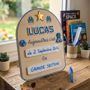 🏆 Pancarte Rentrée Scolaire OM