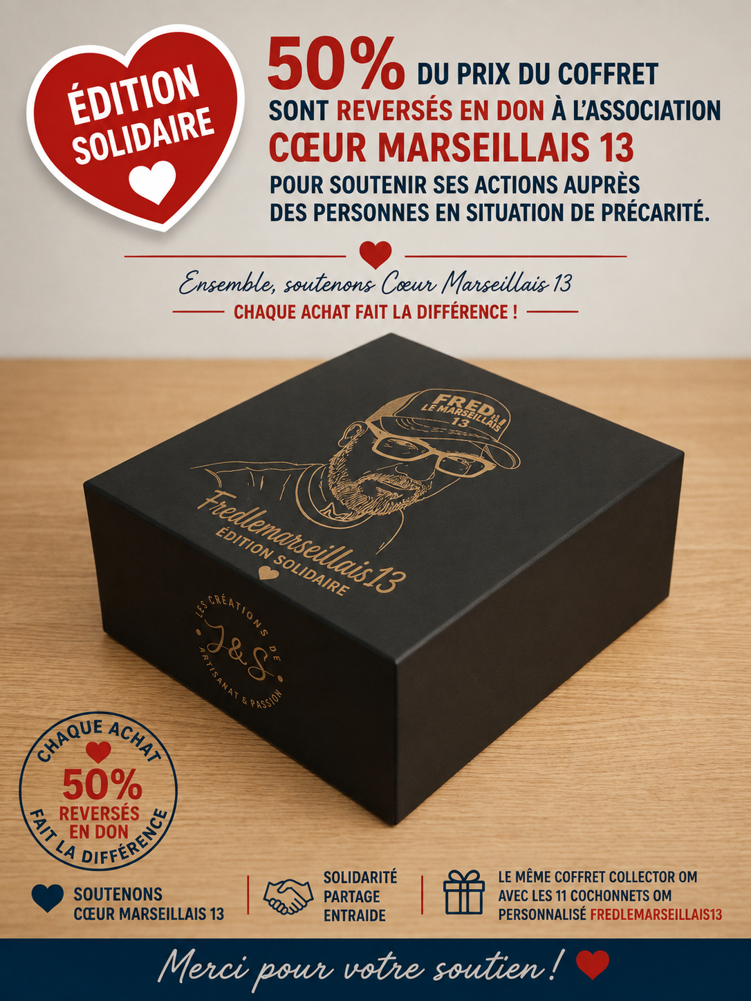 Coffret Collector Fredlemarseillais13 – Édition Solidaire Cœur Marseillais 13 – Image 2