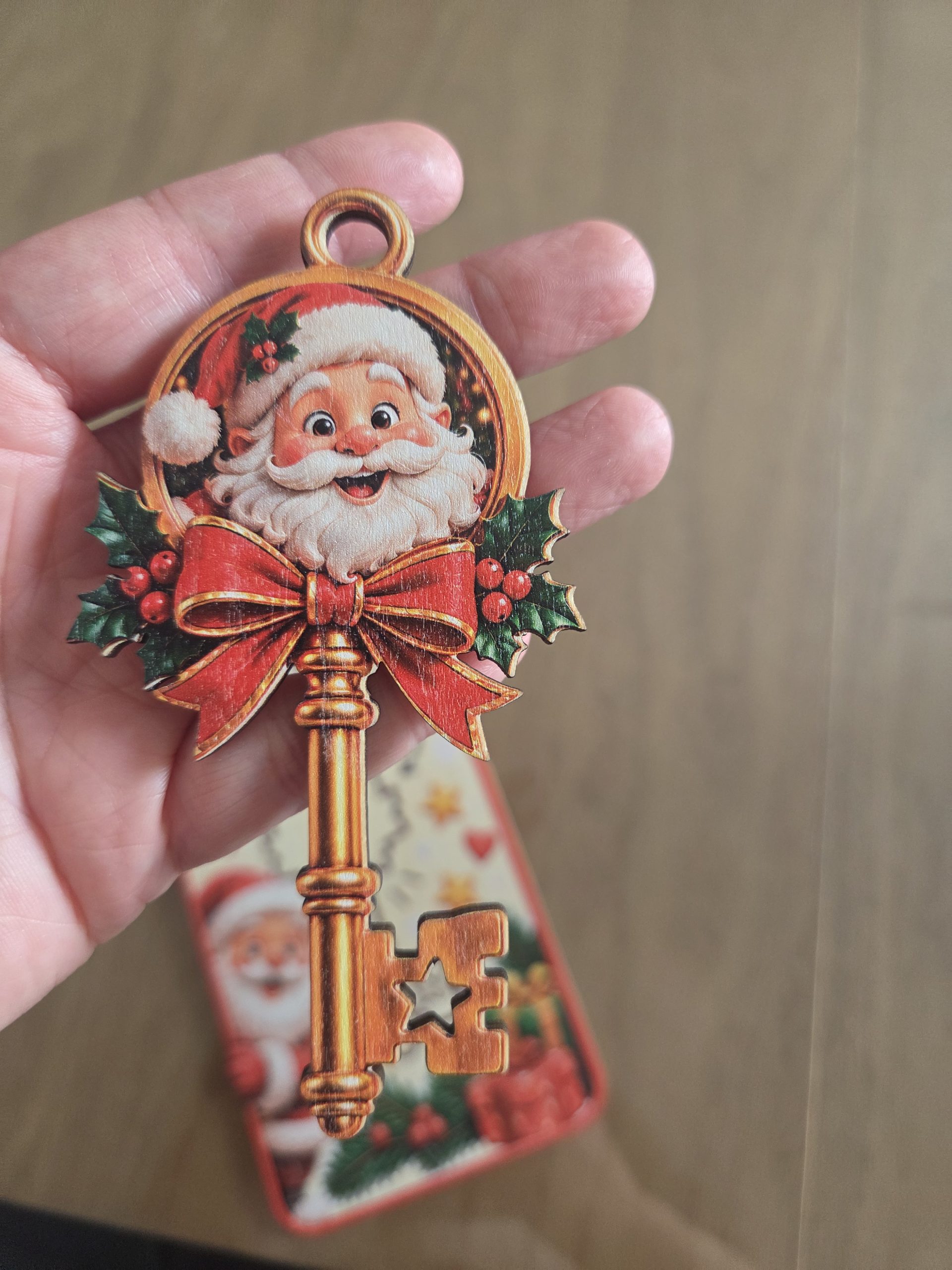 Accroche-porte Père Noël avec clé amovible 🎅🔑 – Image 3